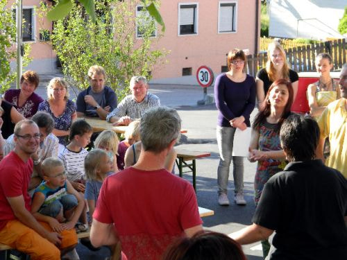 Solidaritäts-Wandertheater im Oberen Mühlviertel. © mensch & arbeit