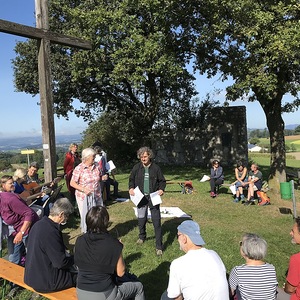 Gleich geht's los mit dem Gottesdienst