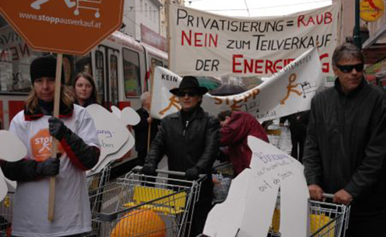 Börsegang auf der Linzer Landstraße