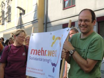  fair gehen in Wels. © mensch & arbeit