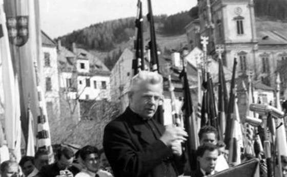 Joseph Cardijn in Mariazell 1954