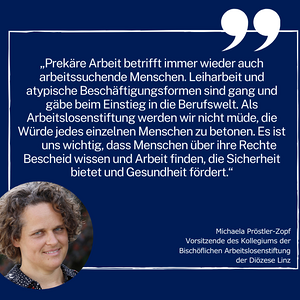 Statement Bischöfliche Arbeitslosenstiftung