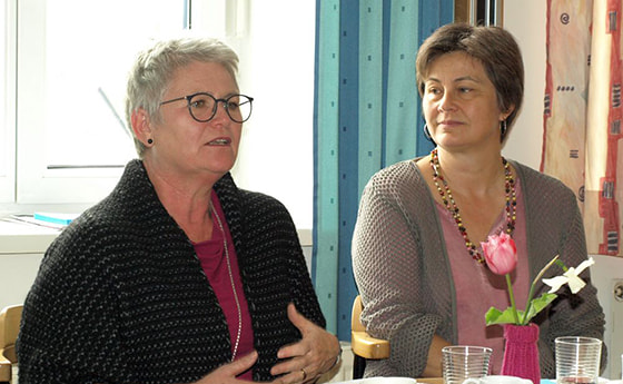 Erika Kirchweger und Elisabeth Zarzer