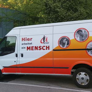 Hier arbeitet ein Mensch