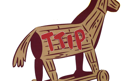 TTIP, CETA, TiSA Pferd