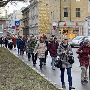 Care-Rundgang in Linz 10.März 2023